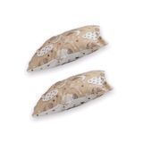 Bebek Özel Bebek Çocuk Yastık Kılıfı 35x45 (2 Adet) Kahverengi Ay Bulut Yıldızlı