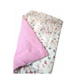 Bebek Özel Bebek Çocuk Yorganı 110x150 cm, Pembe Kelebekli, Pembe