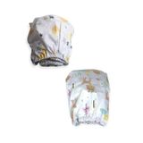 Bebek Özel Çocuk Lastikli Çarşaf 80x180 (2 Adet) Sarı Ay Yıldızlı ve Karaca