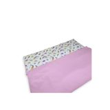 Bebek Özel Çocuk Yorganı Standart 100x120 cm Beyaz Unicorn Pembe Kılıflı