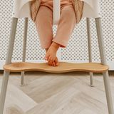 Bebek Özel Mama Sandalyesi Ayak Koyma Desteği - Ikea, E Bebek Baby Plus Star, Faros Orzo Uyumlu - Kahverengi