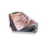 Bebek Özel Pamuklu 70x110 Park Beşik Uyku Seti Somon Pembe Yıldızlı Kız