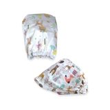 Bebek Özel%100 Pamuklu Bebek Çocuk Lastikli Çarşaf 50x90 cm, 2 Adet, Karaca ve Doğa