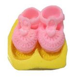 Bebek Patiği Şeklinde Silikon Pasta ve Seker Hamuru Kalibi 8,5x7,5x3 cm