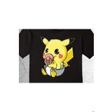 Bebek Pikachu Pikaçu Elektrik Baby Tişört Çocuk T-shirt