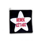 Bebek Siyah-Beyaz Kumaş Sessiz Kitap T060 - Bez Kitap
