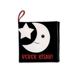 Bebek Siyah-Beyaz Kumaş Sessiz Kitap T397 - Bez Kitap