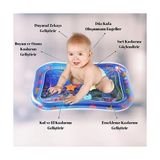 Bebek Su Oyun Matı, Tummy Time Aktivite Matı, Oyuncak Güvenliği Test Raporlu Eğlenceli Tasarım