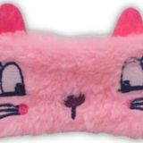 Bebek Uyku Maskesi Pembe Kedili