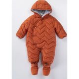 Bebek Vadisi Kapitone İçi Kürklü Peluş Çıtçıtlı Kışlık Kapüşonlu Çocuk Erkek Bebek Astronot Tulum Kozmonot Mont