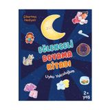 bebek ve uyku Çıkartmalı Boyama Etkinlik Kitabı - Eğlenceli Uyku Yolculuğum