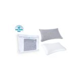 Bebek Yastığı Kılıfı 50X32x6cm Beyaz/Gri