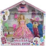 Bebek Yedek Elbiseli ve Aksesuarlı - 1115-21 - Açık Pembe (Lisinya)