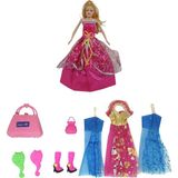 Bebek Yedek Elbiseli ve Aksesuarlı - 1115-21 - Pembe (Bamido)