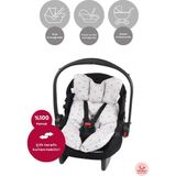 Bebekevi Bebek Ana Kucağı & Puset & Bebek Arabası Minderi Bel Destekli – %100 Pamuk - Gri