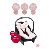 Bebekevi Bebek Ana Kucağı & Puset & Bebek Arabası Minderi Bel Destekli – %100 Pamuk