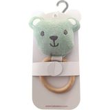 Bebekevi BEVI1377 Unisex Bebek Ahşap Saplı Çıngırak - Mint - Standart