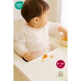 Bebekevi Mama Önlüğü Su Geçirmez, Bebek, Desenli, Makinede Yıkanabilir Tafetta, 6-24 Ay
