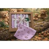 Bebekino %100 Coton 7li Bebek Ağız Silme Mendili 06 - 7 li paket