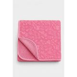 BEBEKİZ Kabartmalı Peluş Bebek Battaniyesi Soft Yumuşak 100X120 cm Desenli Yenidoğan Bebek Battaniyesi - 100 x 120 cm - Pembe