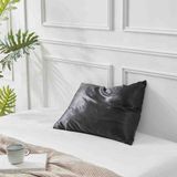 Bebekler ve Cocuklar Için % 100 Saf Ipek Yastık Kılıfı - Siyah - 35 x 45