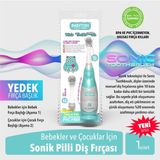 Bebekler Ve Çocuklar İçin Sonik Pilli Diş Fırçası