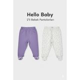 bebekokusu Hellobaby 2li Lila Pantolon Seti - Yenidoğan