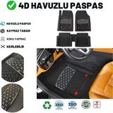 bebekokusu Honda City Sedan 2018 Uyumlu Havuzlu Üniversal Maxi Paspas Siyah - Gri
