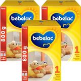 Bebelac 1 Toz Bebek Sütü 2400 gr – 0-6 Ay Bebeklere Özel, Demir ve Folik Asit Takviyeli, Türkiye Üretimi - Hediyesiz
