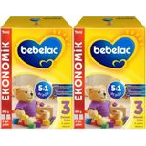 Bebelac 3 2x800 gr Bebek Devam Sütü