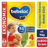 Bebelac 4 Biberon Maması 800 gr 3'lü Paket 1 Yaşından İtibaren Zengin İçerik