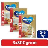 Bebelac Gold 1 Bebek Sütü 2400 G 0-6 Ay Sütlü İçerik ile Besleyici Atıştırmalık - Hediyesiz