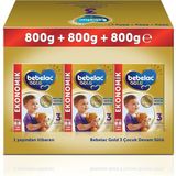 Bebelac Gold 3 Çocuk Devam Sütü, 3X800GR 9-12 Ay - Standart
