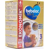 Bebelac Gold 3 Çocuk Devam Sütü 800 gr 1+ Yaş İçerik: 11 Vitamin ve 10 Mineral (2 Adet)