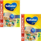 Bebelac Toz Devam Sütü 800 gr 6 - 9 Ay İçin Sütlü 2 Adet Ekonomik Paket - Hediyesiz