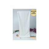 Bebella Ekru Renkli Kız Erkek Bebek Battaniyesi %100 Pamuklu Düz Desenli Çift Katlı 85X85 cm - 85 x 85 cm