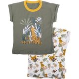 Bebelop Baskılı T-shirt 2'li Set YEŞİL 18-24 AY