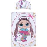 Bebelop Bebek Alt Açma Minderi Unicorn Baskı Yastıklı Alt Değiştirme - 1 Ay - Beyaz
