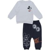 Bebelop Erkek Bebek Disney Mod Mickey Mouse Alt Üst 2'Li Eşofman Takım - 6 Ay - Lacivert