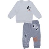 Bebelop Erkek Bebek Disney Mod Mickey Mouse Alt Üst 2'Li Eşofman Takım - 9 Ay - Gri