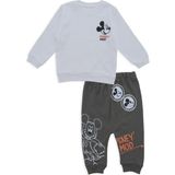 Bebelop Erkek Bebek Disney Mod Mickey Mouse Alt Üst 2'Li Eşofman Takım - 9 Ay - Haki