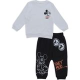 Bebelop Erkek Bebek Disney Mod Mickey Mouse Alt Üst 2'Li Eşofman Takım - 9 Ay - Siyah