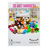 Bebelove 30 Adet Eklemleri Hareketli, Organik, Eğitici Minik Hayvan Figür Oyuncak Seti