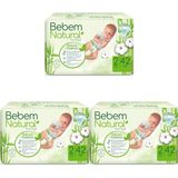 Bebem Natural 2 Beden Mini Bebek Bezi (1 x 42 Adet) (3 paketi)
