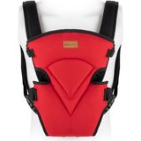 Bebeman Ergonomik Bebek Kanguru Taşıma - Bel Desteli Konforlu Kullanım - Kırmızı