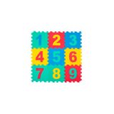 BebeMango 9 Parça Büyük Boy Sünger Yapılı Oyun Karosu Yer Matı Puzzle Yapboz-Sayılar