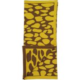BebeMekan Leopar Baskılı Bebek Battaniye 90X120 cm - 90 x 120 cm - Sarı