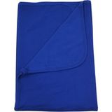 BebeMekan Nakışsız Sade Çift Kat Penye Battaniye 80 x 90 cm - Lacivert