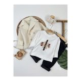 bebendy baby&kids Kışlık Mont Yapay Deri İçi Kürklü Kemerli Badili Likralı Kot Pantolon 4lü Erkek Bebek/Çocuk Takım