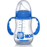 Bebeneo Kulplu Damla Akıtmaz Bardak 250 ml - Mavi